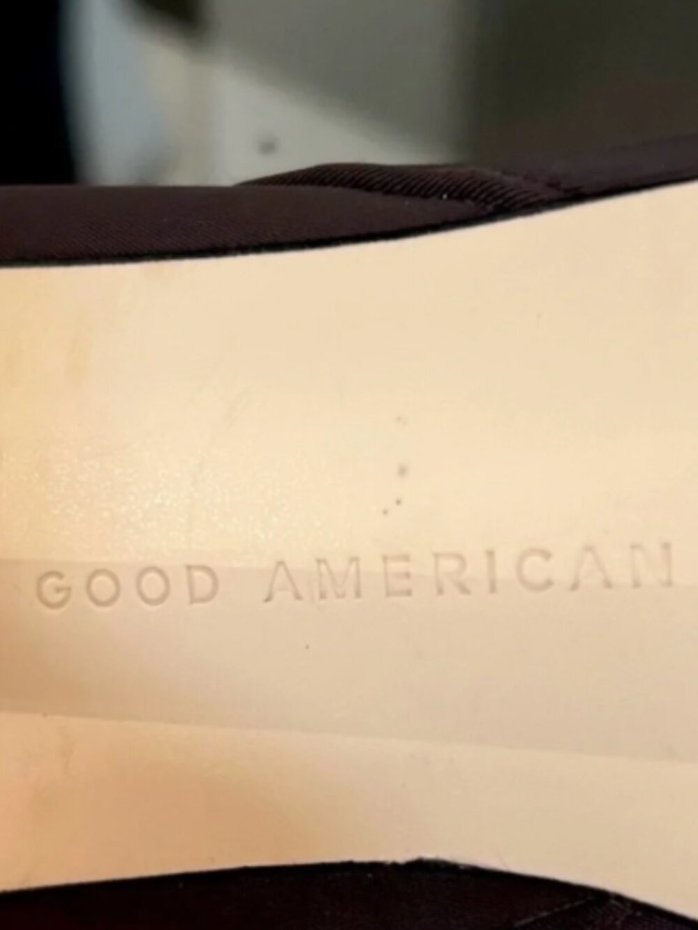 Khloe Kardashian-Good American “Kickstand” Ankle Boot-Brown Neo with Gold Heel - Picture 3 of 4
